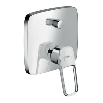 HANSGROHE Смеситель для ванны однорычажный, скрытый монтаж, хром Logis Loop (71264000) фото 1 Aquada.com.ua