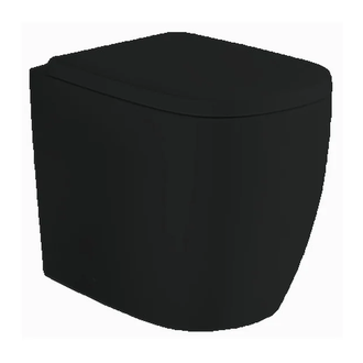 Унітаз для підлоги Nic Design Ovvio 37,4х53х42 см, Antracite матовий (003859013)