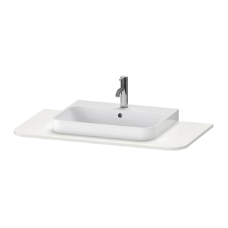 Консоль с 1 одним вырезом Duravit Happy D.2 Plus 100 х 55 см, скавдинавский белый шелковисто-матовый лак (HP031E03939) фото 1 Aquada.com.ua