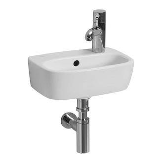 Маленькая (мини) раковина Kolo Style 36 х 26 см, отверстие под смеситель справа L22136000 (L22136000) фото 1 Aquada.com.ua