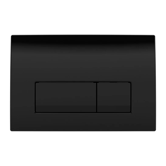 Geberit Delta 50 Клавіша змиву, чорний глянець (115.119.DW.1)