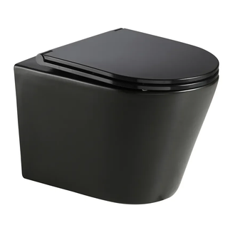 MIXXUS PREMIUM Bevel-0301-R Унитаз подвесной, черный (MP6471)