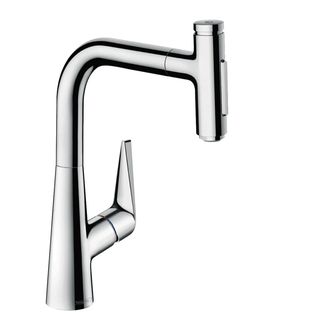 Змішувач кухонний Hansgrohe Talis 220 2jet з витяжним зливом Sbox, хром (73868000)