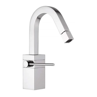 Змішувач для біде NOBILI CUBE CB00519/2CR зі зливом  Nobili