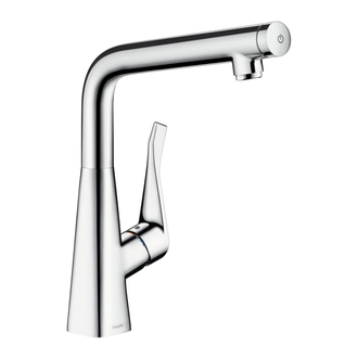 HANSGROHE Смеситель для кухни, однорычажный Metris Select (14883000) фото 1 Aquada.com.ua