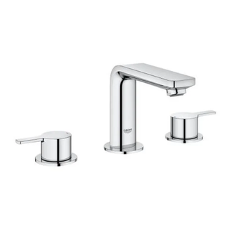 Grohe Lineare Смеситель для раковины на три отверстия, M-Size (20304001) фото 1 Aquada.com.ua