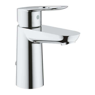Смеситель для раковины Grohe Bau Loop (цвет - хром), без донного клапана (23336000) фото 1 Aquada.com.ua