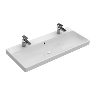 VILLEROY & BOCH AVENTO умывальник 100*47см прямоугольный на тумбу (4156A101) фото 1 Aquada.com.ua