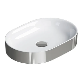 Раковина накладная на столешницу Catalano Horizon 50 х 35 см, Silver-white (150AHZBA) фото 1 Aquada.com.ua