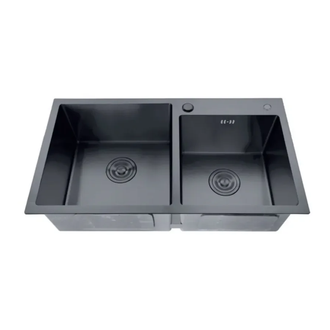 ZERIX ZH7843D-215 Мийка, NANO-BLACK (MX1594)