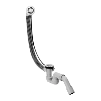 Злив-перелив Hansgrohe Flexaplus для ванни в комплекті із зовнішньою частиною (колір - білий матовий) 58185700+58140180