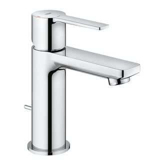 Смеситель однорычажный для раковины Grohe Lineare DN 15 XS-Size (цвет - хром) без донного клапана (23791001) фото 1 Aquada.com.ua