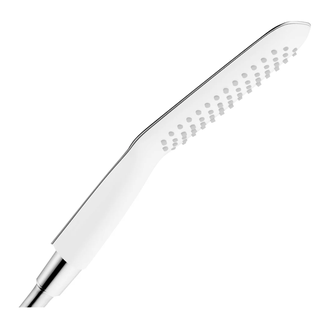 Лейка для душа "палочка" Hansgrohe PuraVida 120 (цвет - хром/белый), 1 вид струи (28558400) фото 1 Aquada.com.ua