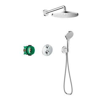 Душова система Hansgrohe Croma E 280 1jet Ecostat S 7 в 1, хром (27954000)