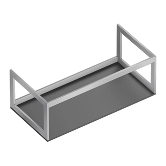 Структура из алюминия в комплекте с полкой 95 x 47 х h37,5 см Catalano Horizon, Inox scotch-brite (5S1005000) фото 1 Aquada.com.ua