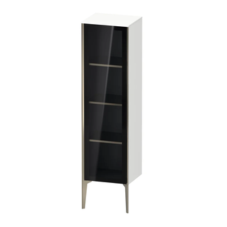 Шкафчик напольный со стеклянными дверцами Duravit XViu 40 x 36 х h157 см, белый глянцевый (XV1367LB118) фото 1 Aquada.com.ua