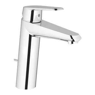 Смеситель для раковины Grohe Eurodisc Cosmopolitan M-Size (цвет - хром), с донным клапаном (23448002) фото 1 Aquada.com.ua