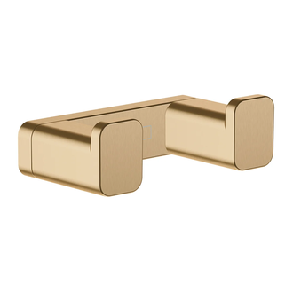 Крючок двойной Hansgrohe AddStoris, матовая бронза (41755140) фото 1 Aquada.com.ua