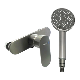 AIM DG01240 змішувач для душу, сірий (DG01240) (DG01240 gun grey)