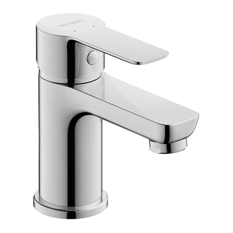 Смеситель для раковины Duravit A.1 (цвет - хром), без донного клапана (A11010002010) фото 1 Aquada.com.ua