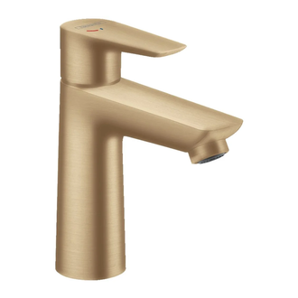 Змішувач для умивальника Hansgrohe Talis E 110 CoolStart із донним клапаном pop-up, Brushed Bronze (71713140)