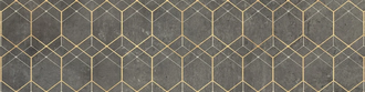 Плитка підлогова Softcement Graphite Decor Geo RECT 29,7x119,7x0,8 код 5203 Cerrad (5903313315203)