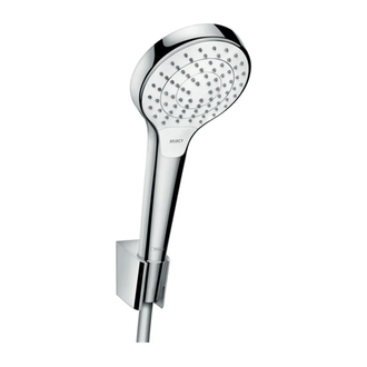 Ручной душ с держателем и шлангом 1,25 м Hansgrohe Croma Select S (цвет - хром/белый) (26421400) фото 1 Aquada.com.ua