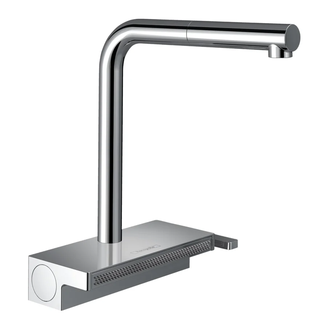 Змішувач для кухні Hansgrohe Aquno Select M81 250 2jet (колір - хром), з витяжним душем  73836000