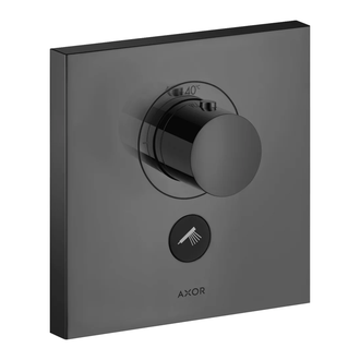 Термостат скрытого монтажа на 1 потребитель Axor ShowerSelect (цвет - satin black) (36716350) фото 1 Aquada.com.ua
