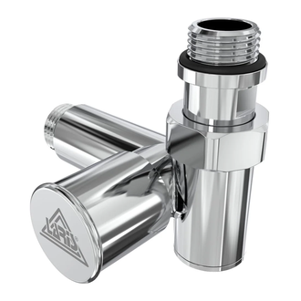 Кран кутовий Laris 1/2" - 1/2" Під ТЕН 2шт. (LX-2044) (71401063)