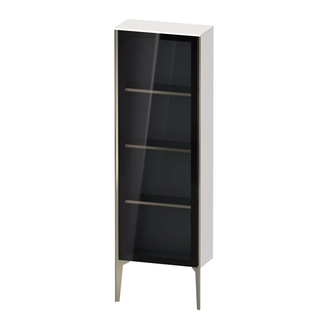 Шкафчик напольный со стеклянными дверцами Duravit XViu 50 x 24 х h157 см, белый глянцевый (XV1366LB122) фото 1 Aquada.com.ua