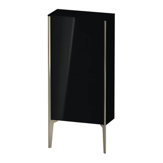 Шкафчик напольный Duravit XViu 50 x 24 х h113 см, чёрный глянцевый (XV1306LB140) фото 1 Aquada.com.ua