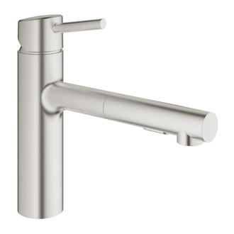Grohe Concetto кухонный смеситель, сталь (30273dc1)