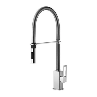 Смеситель кухонный Paffoni Effe (цвет - хром) (EF179CR) фото 1 Aquada.com.ua