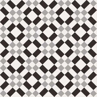 Плитка керамогранітна CSAPBW0220 Patchwork B&W 02 200x200x10 Sant'agostino