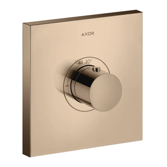 Термостат скрытого монтажа Axor ShowerSelect (цвет - полированное красное золото) (36718300) фото 1 Aquada.com.ua