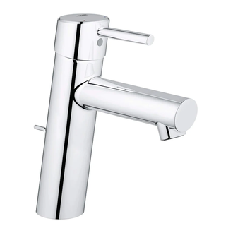 Смеситель однорычажный для раковины Grohe Concetto DN 15 M-Size (цвет - хром) с донным клапаном (23450001) фото 1 Aquada.com.ua