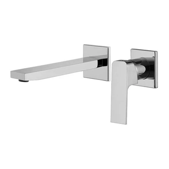 Змішувач для умивальника Fima Carlo Fit з донним клапаном, хром (F3391NLX8CR)