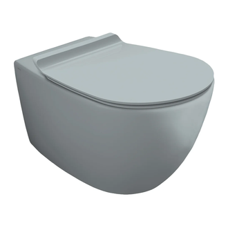 Унитаз подвесной Simas Vignoni с сиденьем Soft Close, tela matt (VI18/F85+VI004 tela matt) фото 1 Aquada.com.ua