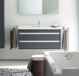 DURAVIT KETHO тумба под умывальник 100*45,5см (графит) (6648-49) фото 1 Aquada.com.ua