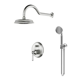 Душевая система скрытого монтажа Imprese Hydrant (цвет - brushed nickel) (ZMK031806110) фото 1 Aquada.com.ua