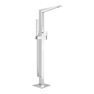 Смеситель для ванны напольный Grohe Allure Brilliant (цвет - хром), с душевым гарнитуром (23119000) фото 1 Aquada.com.ua