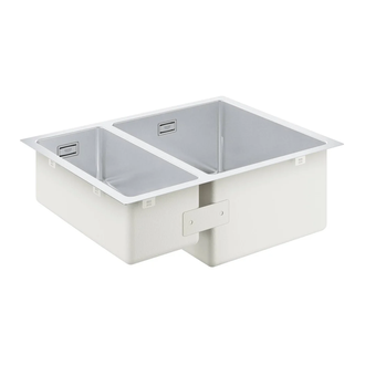 Мийка для кухні Grohe K700 59.5х45 см, нержавіюча сталь матова (31576SD1)
