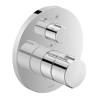Термостат для душа скрытого монтажа Duravit C.1 (цвет - хром) (C14200014010) фото 1 Aquada.com.ua