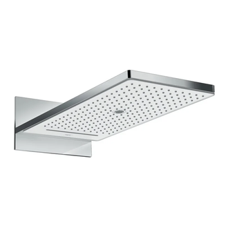 Верхний душ Hansgrohe Rainmaker Select 580 3jet (цвет - хром/белый) (24001400) фото 1 Aquada.com.ua