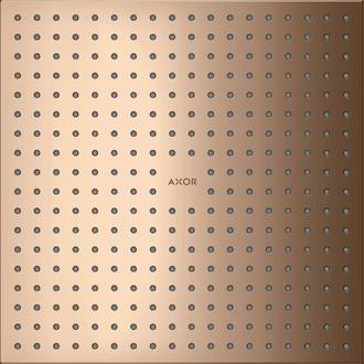 Верхній душ Axor ShowerSolutions 300х300 2jet, polished red gold (35321300)