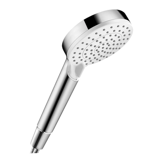 Лейка для душа Hansgrohe Crometta Vario EcoSmart 9 л/мин (цвет - хром/белый), 2 типа струи (26332400) фото 1 Aquada.com.ua