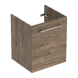 Тумба под раковину Geberit Selnova Square slim rim 53,8 см, орех тёмный (501.218.00.1)