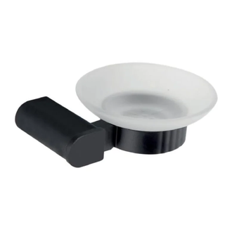 Мильниця Nofer CAPRI BLACK 40 x 135 x 88 mm, чорний/бiлий (16225.N)