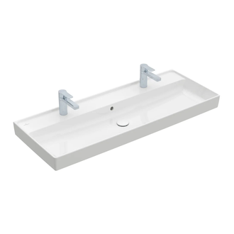 Раковина мебельная 120 х 47 см Villeroy & Boch Collaro (альпийский белый, с переливом) (4A33C401) фото 1 Aquada.com.ua